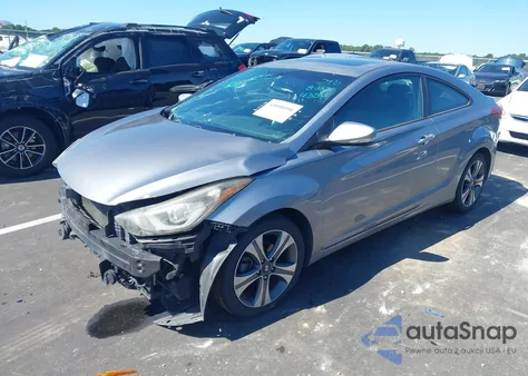 2014 Hyundai Elantra from USA, damaged, VIN KMHDH6AH4EU024380